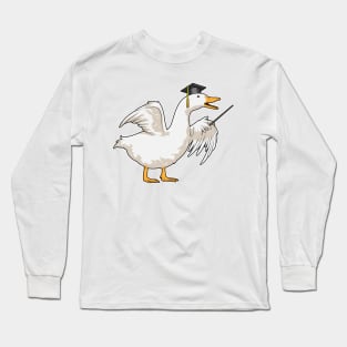 Duck Professor Cylinder Long Sleeve T-Shirt